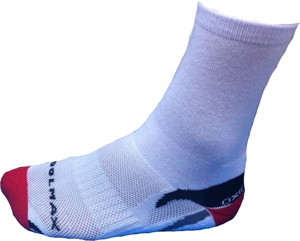 OXIDE - vyšší běžecké ponožky - White