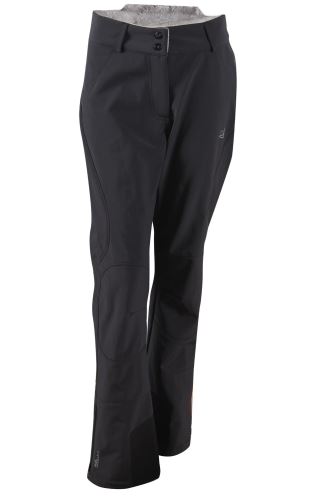 BJÖRNÖ - dámské softshellové lyžařské kalhoty, černá
