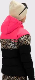 Rehall Nady-R-jr. dívčí lyžařská bunda, Neon Pink (4)