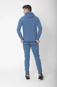 2117 of Sweden Trubo pánská fleecová hybridní bunda, Blue (3)