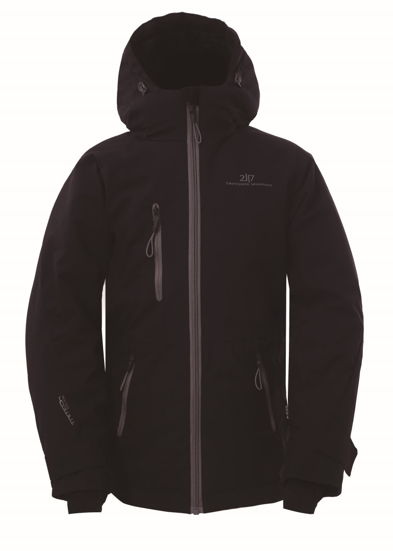 KNATTEN - ECO dětská 2L lyžařská bunda - black