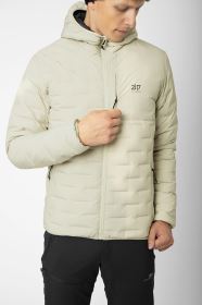2117 of Sweden Haddingen pánská oboustranná péřová bunda, Beige (5)