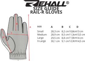 Rehall Rail-R unisex lyžařské rukavice, Stone (1)