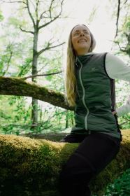 2117 of Sweden KRUPPA dámská hybridní vesta, Forest Green (10)