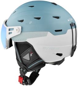 Cairn Xplorer Visor Evolicht  NXT® lyžařská helma, Mat Metallic Eucalyptus (1)