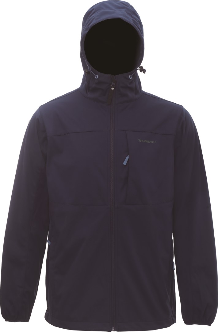 TN -  pánská softshellová bunda s kapucí, tmavě modrá