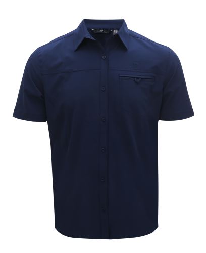 IGELFORS - Pánská outdoorová košile s krátkým rukávem - Navy