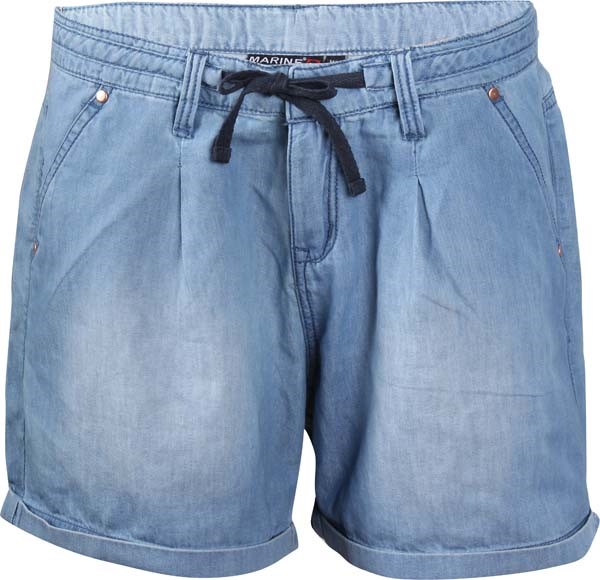 MARINE - dámské krátké kalhoty - denim