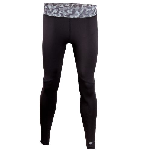 TINGSRYD - pánské běžecké elastické kalhoty černá