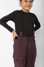 2117 of Sweden Anjan dětské lyžařské kalhoty, Dark Plum (6)