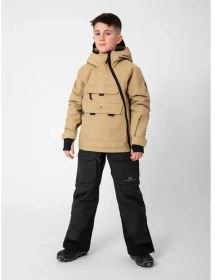 2117 of Sweden TJADE dětská lyžařská bunda, Kitt Brown (3)