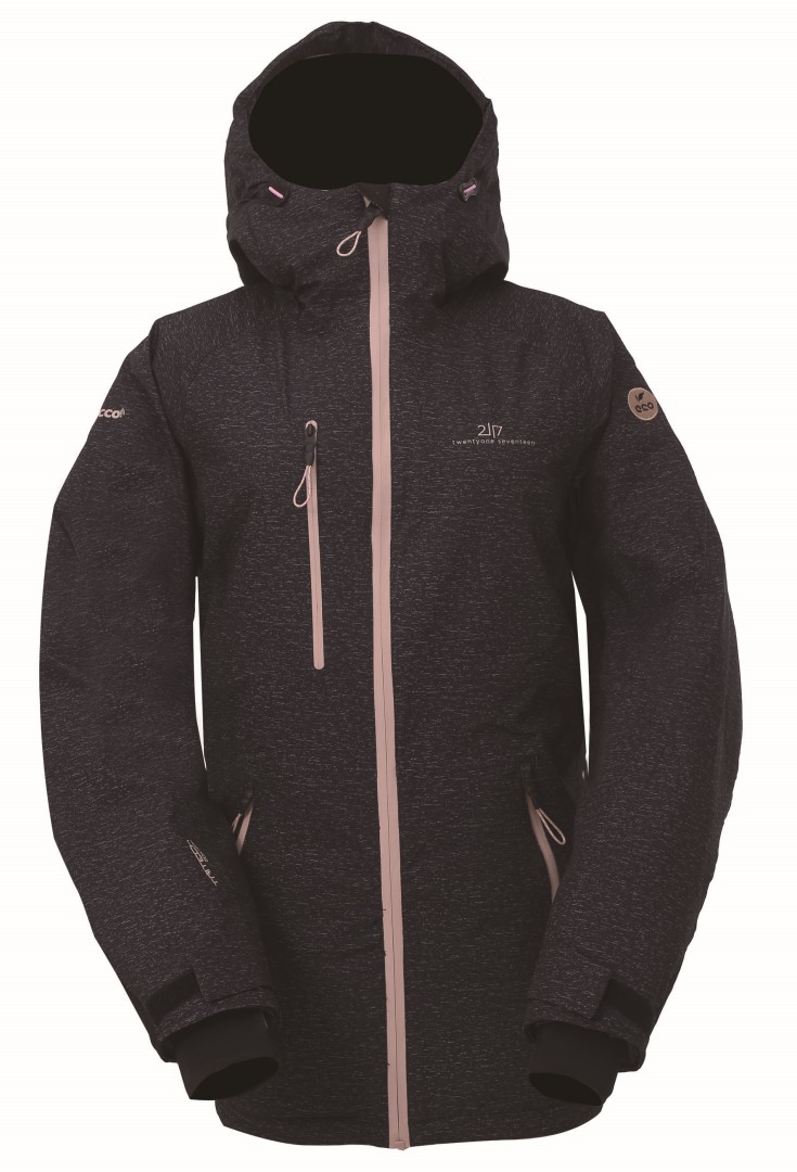 LANNA - ECO dámská 2L lyžařská bunda - black