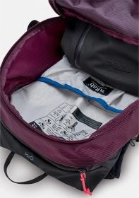 Rab Nitron 25 turistický batoh, Mulberry (4)