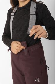 2117 of Sweden Lauker dětské lyžařské kalhoty, Dark Plum (7)
